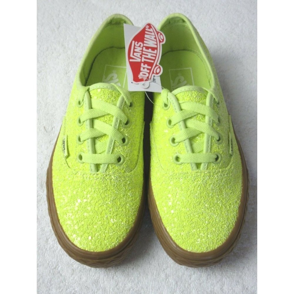 COPY - Vans Women's Authentic Ice Cream Cone Glitter Yellow Gum Shoes Size 6 NI…